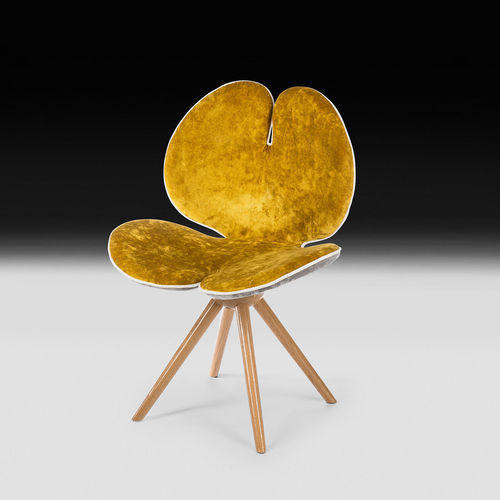 Sedia contemporanea - NEW PANSY - VGnewtrend - da interno / in tessuto / in legno