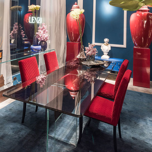 Sedia contemporanea - AUDREY - VGnewtrend - da interno / in tessuto / con supporto in legno