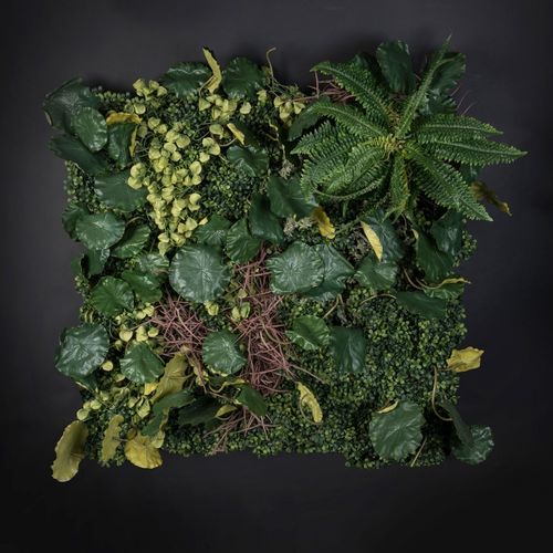 Parete vegetale sintetica - LOTUS LEAF  - VGnewtrend - su misura / in pannelli modulari / in fogliame