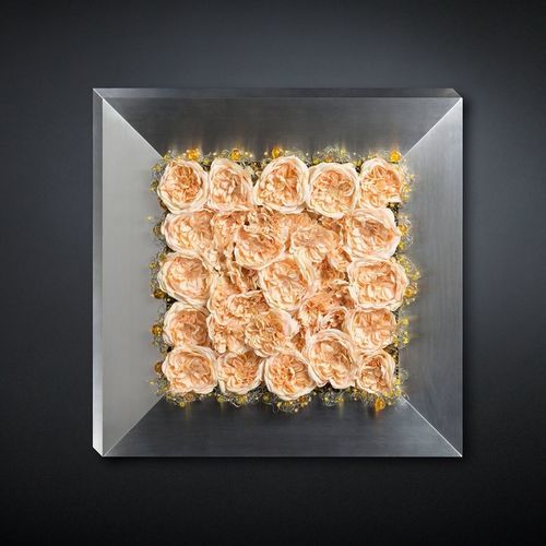 Pannello decorativo per arredamento - ROSA PERLA - VGnewtrend - per interni / da parete / in metallo