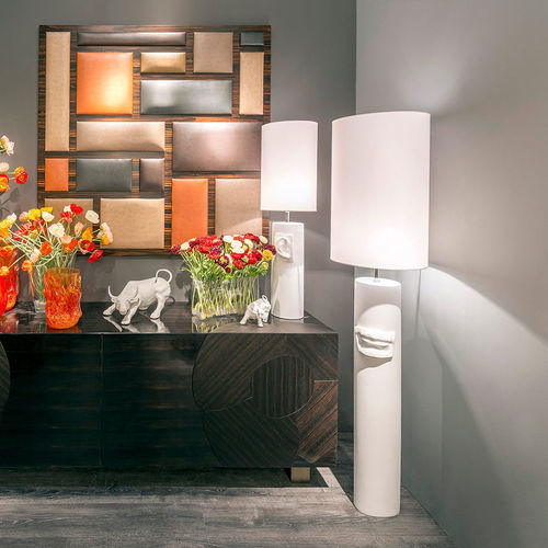 Lampada da terra - DAVID MOUTH - VGnewtrend - in ceramica / contemporanea / con cavo