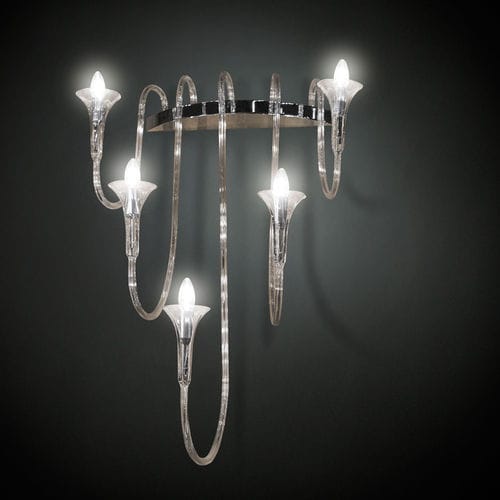 Applique contemporanea - OCTOPUS 5 - VGnewtrend - da interno / in cromo / in acciaio inossidabile