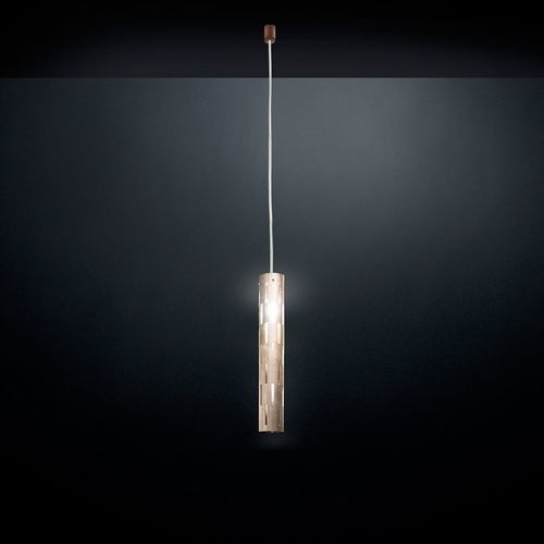 Lampada a sospensione - PIPE  - VGnewtrend - in metallo / in ottone spazzolato / contemporanea
