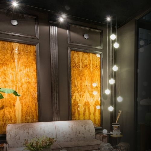 Lampada a sospensione - ROSTRO - VGnewtrend - in vetro di Murano / contemporanea / con cavo