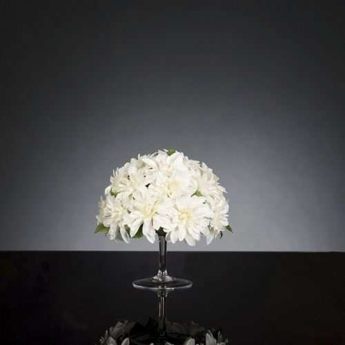 Vaso da giardino in vetro - STAND DAHLIA - VGnewtrend - da appoggio / rotondo / Made in Italy