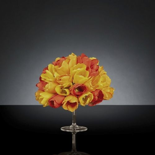 Vaso da giardino in vetro - STAND MIX TULIP - VGnewtrend - da appoggio / rotondo / Made in Italy