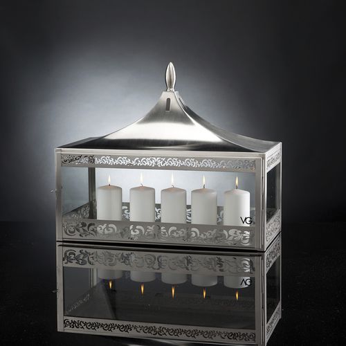 Lanterna contemporanea - TOP LIGHT OF SULTAN - VGnewtrend - in acciaio inossidabile / da pavimento / autoportante