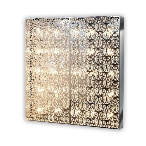 Applique contemporanea - DOMINO SMALL - VGnewtrend - da interno / in metallo lucido / in acciaio inossidabile