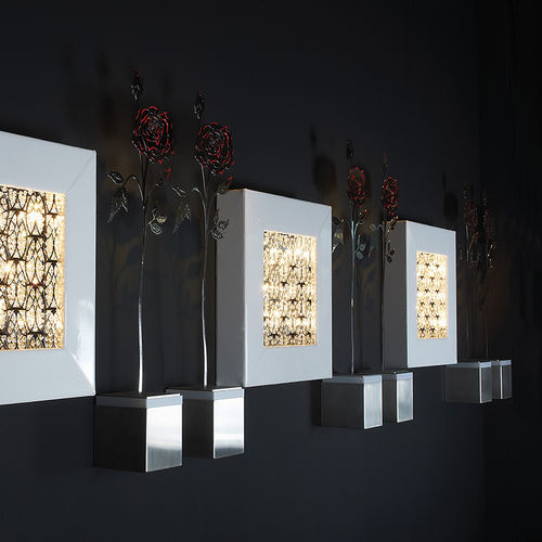 Applique contemporanea - ARRAS SMALL - VGnewtrend - da interno / in acciaio inossidabile / in pelle