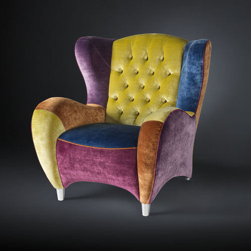 Poltrona contemporanea - SCHINKE - VGnewtrend - in pelle / in tessuto / in poliuretano