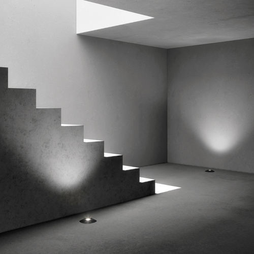 Faretto da pavimento - FACE-UP - PUK LIGHTING - LED / rotondo / da esterno