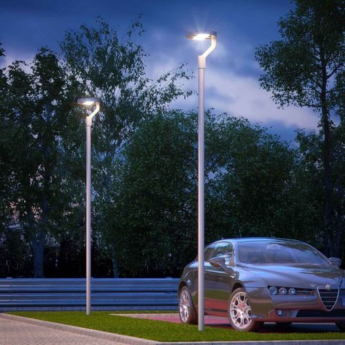 Lampione urbano - CITY 01 - PUK LIGHTING - contemporaneo / in acciaio inossidabile / in vetro