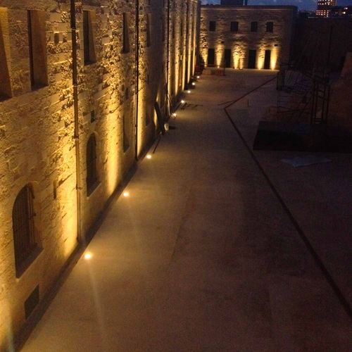 Luce da incasso a pavimento - HYDROFLOOR MINI  - PUK LIGHTING - LED / alogena / rotonda