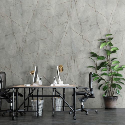 Pannello decorativo di rivestimento - DM LIMESTONE Grey Nature - SIBU DESIGN - da parete / per interni / per muro