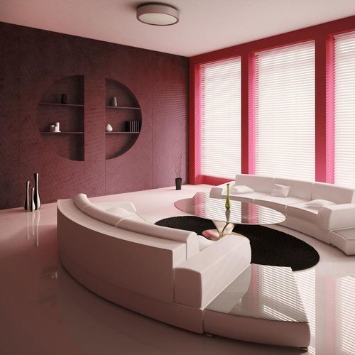 Pannello decorativo di rivestimento - FL CUBE VELVET Bordeaux - SIBU DESIGN - da parete / per interni / per muro