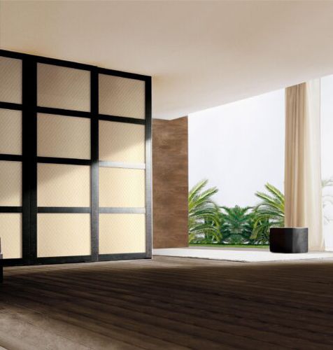 Rivestimento murale da interno - LL ROMBO 40 CREME MATT - SIBU DESIGN - aspetto cuoio / contract / in pannelli