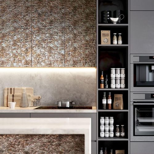 Pannello decorativo di rivestimento - SL LAVA VINTAGE Copper - SIBU DESIGN - per arredamento / da costruzione / da parete
