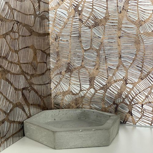 Pannello decorativo di rivestimento - DM MONSOON VINTAGE Brown - SIBU DESIGN - per arredamento / da parete / leggero