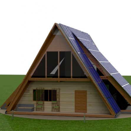 Casa prefabbricata - ECODOMUS - Ades - ecologica / contemporanea / a due piani