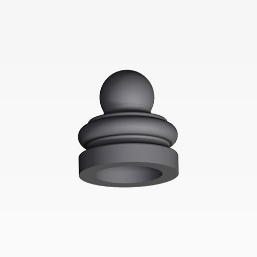 Terminale a sfera per parapetto in alluminio - S 0011 - Ghisarredo