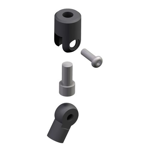 Connettore per parapetto - BA04VS  - Ghisarredo - per struttura metallica / da balcone