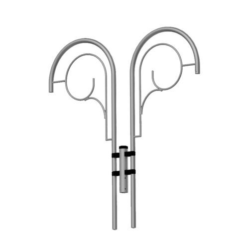 Braccio per lampione stradale moderno in alluminio anodizzato - LC 2503 - Ghisarredo