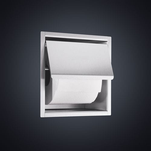 Portarotolo da incasso - DP2301 - Dolphin Solutions Ltd - in acciaio inossidabile / contract