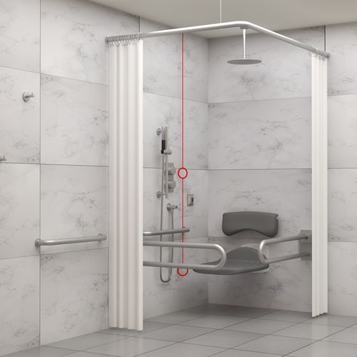 Doccia in acciaio inossidabile - PRESTIGE DOC M - Dolphin Solutions Ltd - contract / per disabili