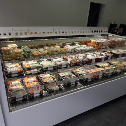 Vetrina refrigerata espositiva - MURO H78 - Oscartek - con scaffali / per negozio / in acciaio inossidabile