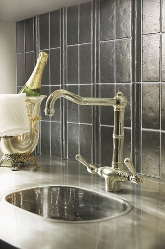 Piastrella in metallo - OLD WORLD METALS - NEMO TILE - opaca / da interno / da bagno