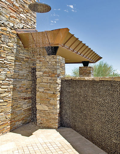 Piastrella in marmo - STACKED PEBBLES - NEMO TILE - in resina / levigata / da interno