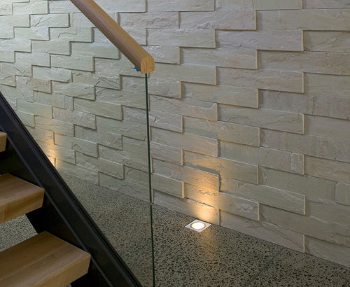 Lastra di paramento in pietra naturale - V-TILE - NEMO TILE - indoor
