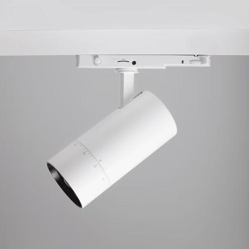 Faretti a binario LED - OWWL - Nexia - tondo / in alluminio / contract