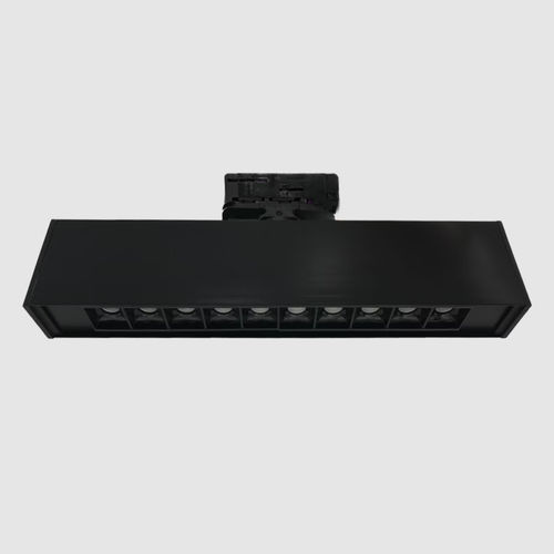 Faretti a binario LED - DOT S - Nexia - rettangolare / in alluminio / contract
