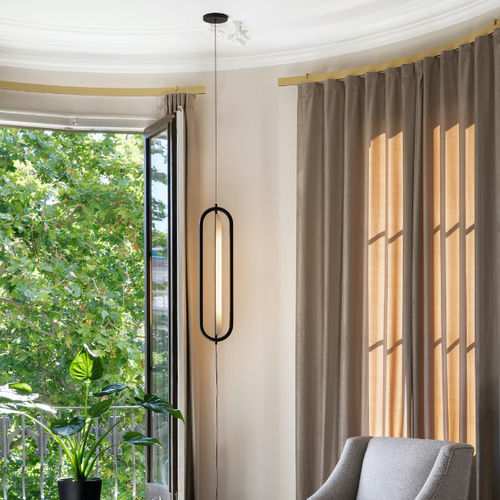 Lampada a sospensione - BOW - Nexia - in alluminio / contemporanea / con cavo