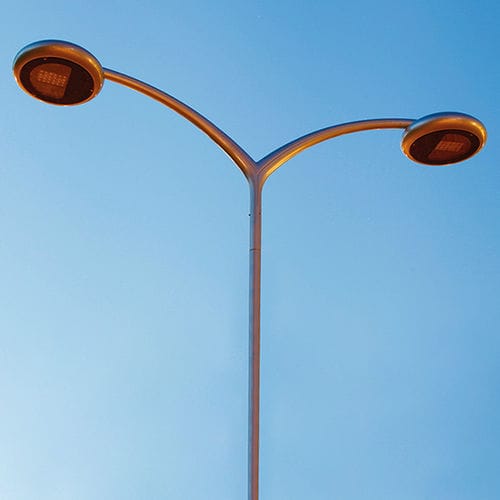 Lampione urbano - S.XXI - Setga - classico / in vetro / LED