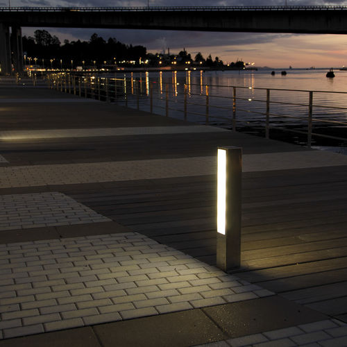 Lampioncino contemporaneo - ADM - Setga - in acciaio inossidabile lucido / in acrilico / LED