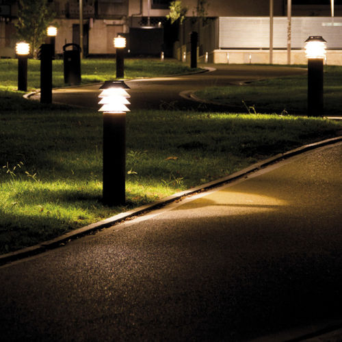Lampioncino contemporaneo - CUVI - Setga - in acciaio COR-TEN® / in acrilico / LED