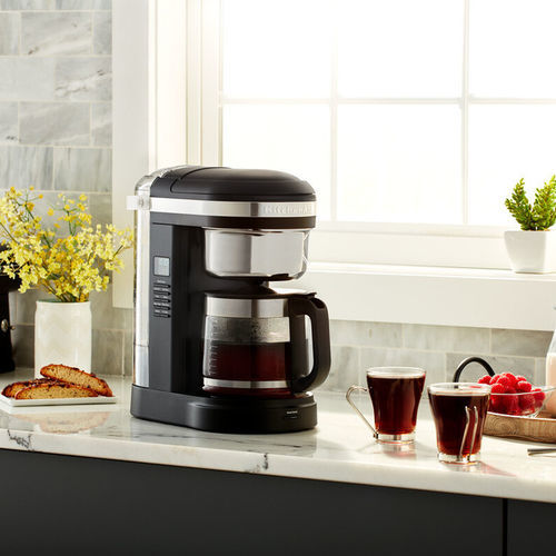 Macchina da caffè a filtro - 5KCM1209EOB - Kitchenaid France - automatica / tè / nera