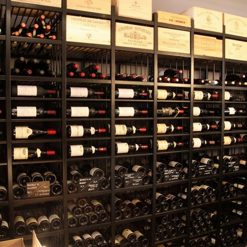 Cantinetta installazione libera - FERRUM - Weinkeller-Profi - in metallo