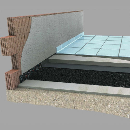 Isolante fonoassorbente - VIBRAX-SYSTEM 6 - Mageba - in poliuretano / in rotoli / per solaio