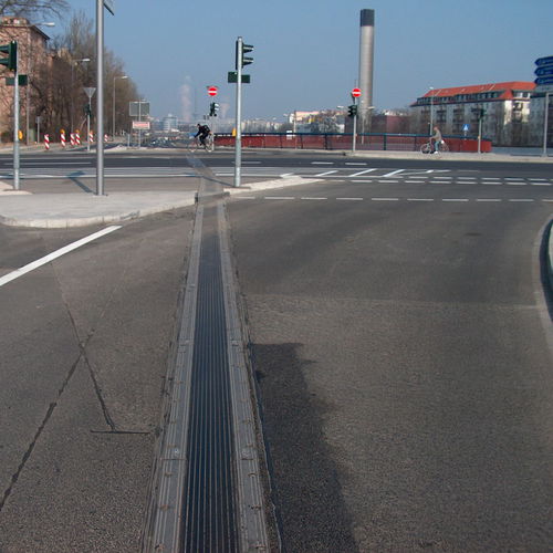 Giunto di dilatazione in elastomero - TENSA-MAT RM - Mageba - in acciaio / per costruzione di ponti / carrabile