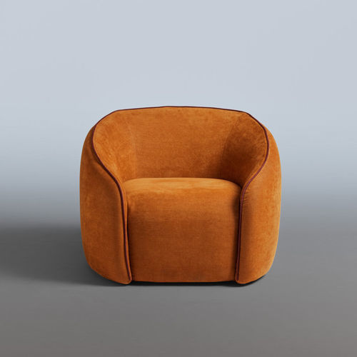Poltrona contemporanea - Baloo - My Home Collection - in tessuto / in pelle / in legno