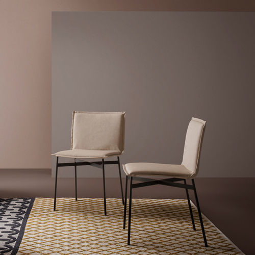 Sedia contemporanea - Zazu - My Home Collection - da interno / in tessuto / in pelle