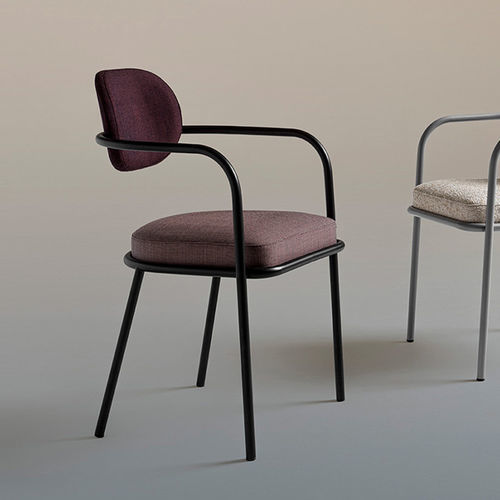 Sedia contemporanea - Ula - My Home Collection - da interno / in tessuto / con supporto in acciaio verniciato