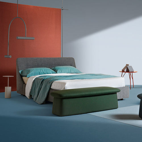 Letto matrimoniale - Sleepway - My Home Collection - contemporaneo / imbottito / con testiera