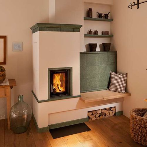Stufa a legna - 2083 - Sommerhuber - contemporanea / in maiolica