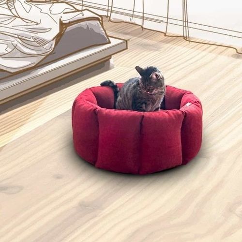 Letto per gatto in cotone - BLOOM - pet.interiors - in poliestere / lavabile in lavatrice / con cuscino rimovibile