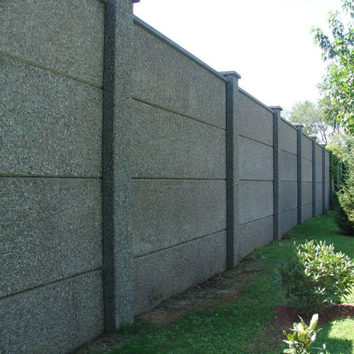 Barriera antirumore prefabbricata - The Fort Miller Co. - in calcestruzzo / in acciaio / per strade