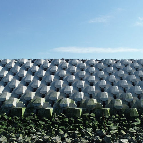Blocco di calcestruzzo pieno - XBLOC® - Contech - per muro di contenimento / per barriera / per dighe